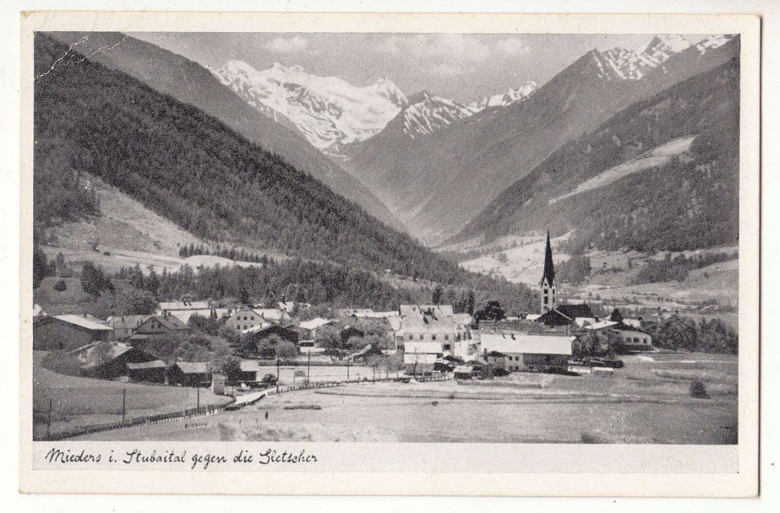 CARTE POSTALE POFTKARTE ALLEMAGNE MIEDERS I STUBAITAL GEGEN DIE SLETSCHER 401633761108