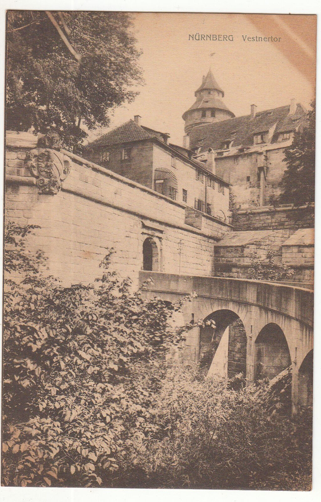 CARTE POSTALE POFTKARTE ALLEMAGNE NURNBERG VESTNERTOR 123475859638