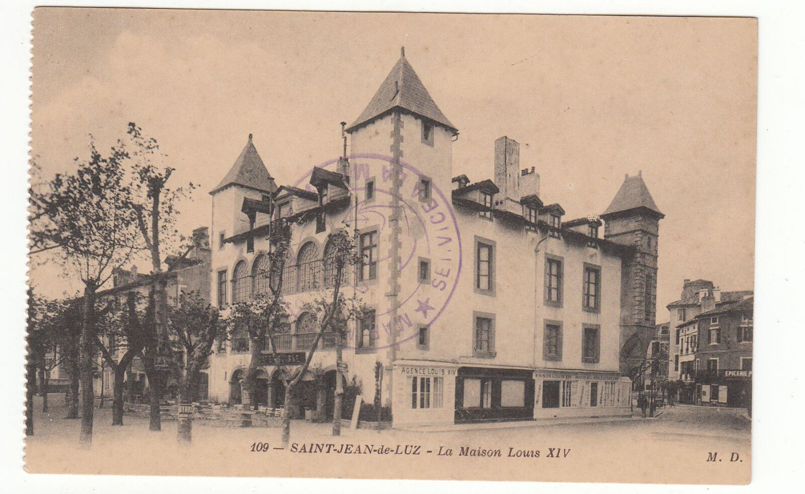 CARTE POSTALE SAINT JEAN DE LUZ LA MAISON DE LOUIS XIV 122358830168