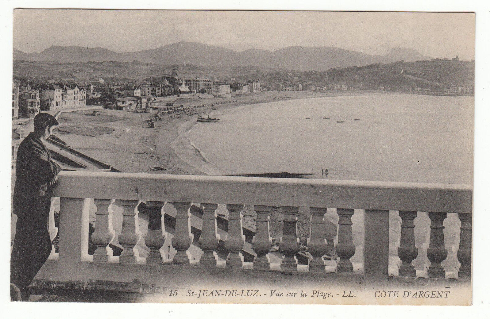 CARTE POSTALE SAINT JEAN DE LUZ VUE SUR LA PLAGE 122358852288