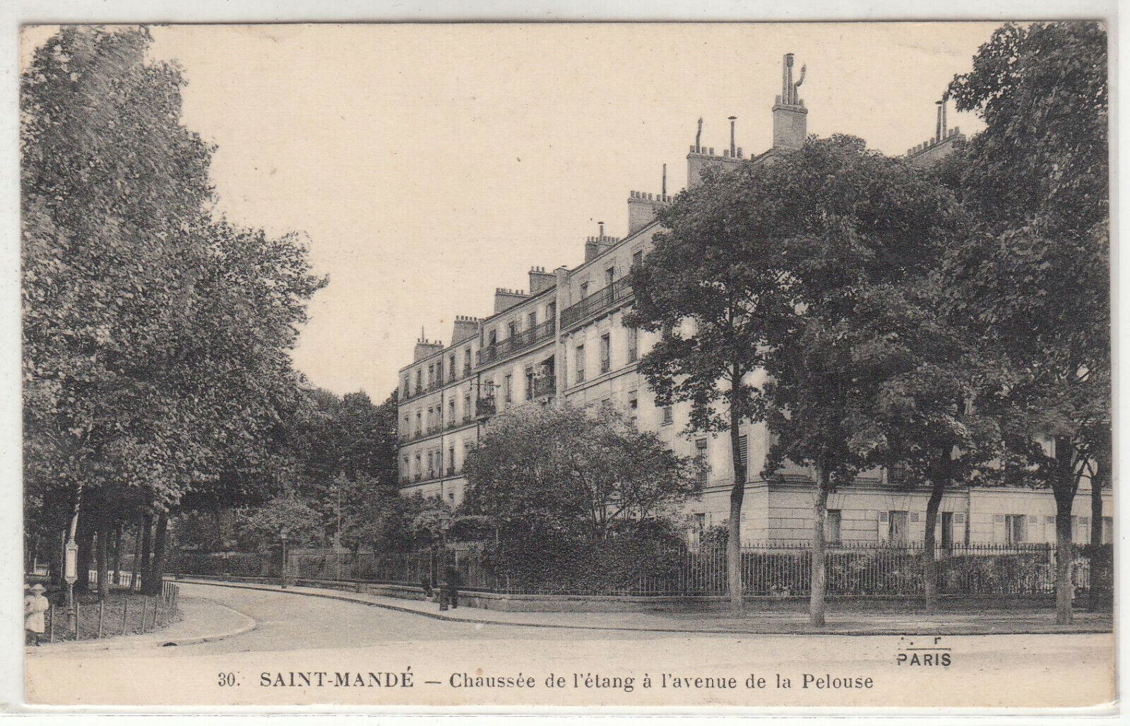 CARTE POSTALE SAINT MANDE CHAUSSEE DE L ETANG A L AVENUE DE LA PELOUSE 123958800158