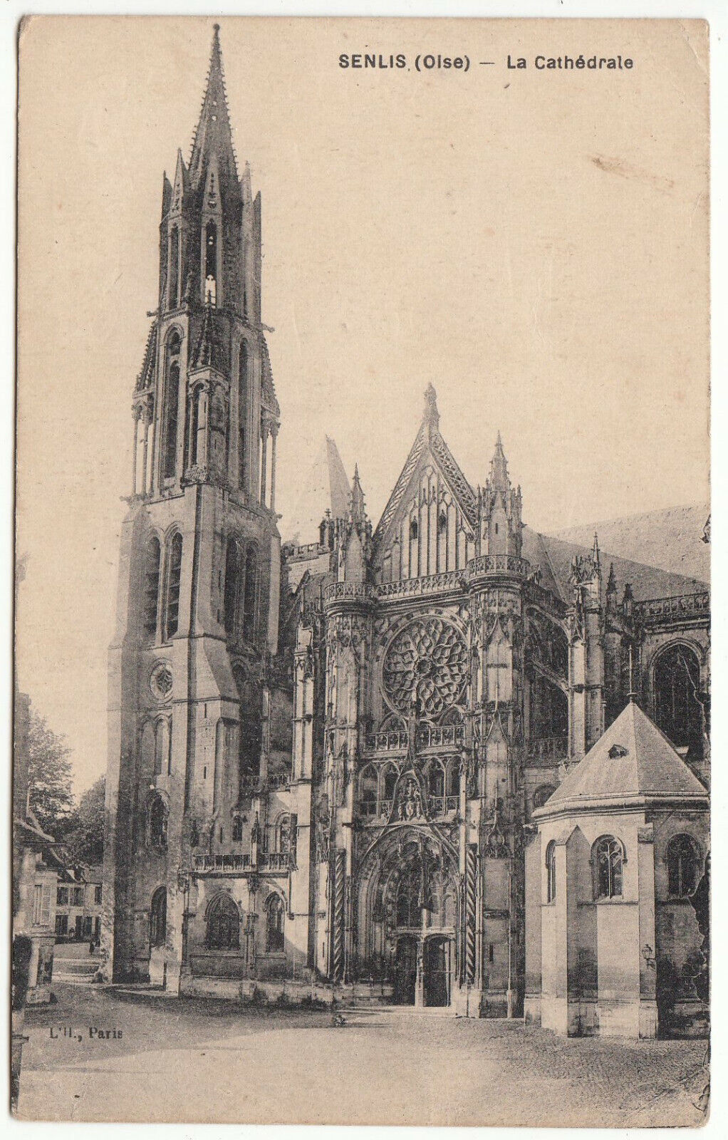 CARTE POSTALE SENLIS LA CATHEDRALE 123979965188