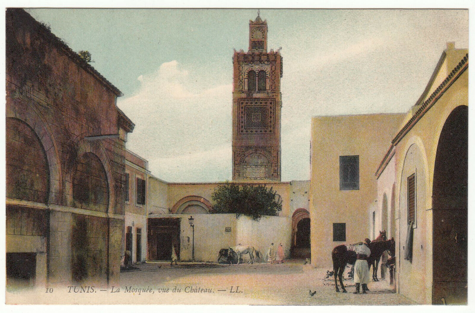 CARTE POSTALE TUNIS LA MOSQUEE VUE DU CHATEAU 123961946548