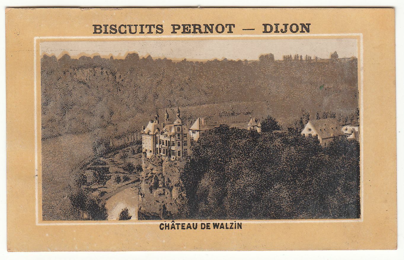 CHROMO BISCUITS PERNOT DIJON CHATEAU DE WALZIN 124017842438