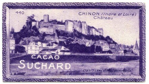 CHROMO CACAO SUCHARD CHINON CHATEAU 101CM59CM 110614485888