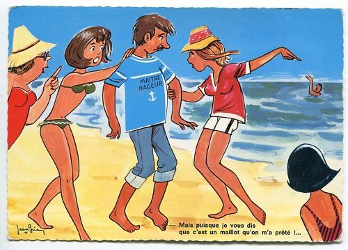 CP  ILLUSTRATEUR JEAN BRIAN VACANCES