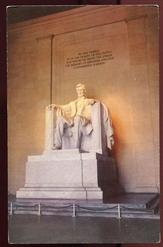 CP USA LINCOLN STATUE WASHINGTON D C 110644728228