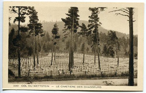 CPA COL DU WETTSTEIN LE CIMETIERE DES CHASSEURS 110613368368