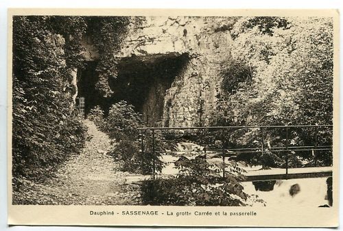 CPA DAUPHINE SESSANGE LA GROTTE CARRE 110614106818