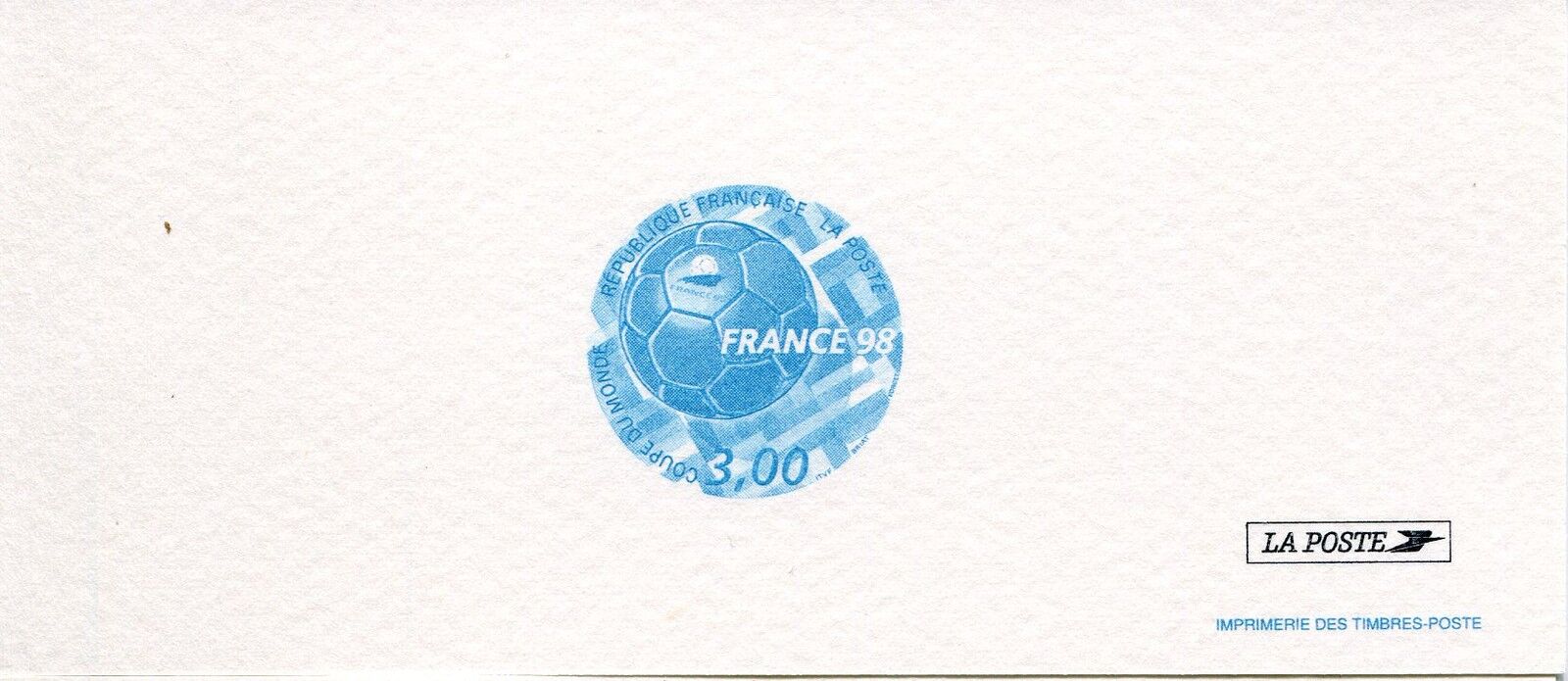 EPREUVE DE LUXE DU N 3170 FRANCE 98 FOOTBALL COUPE DU MONDE 401548485548