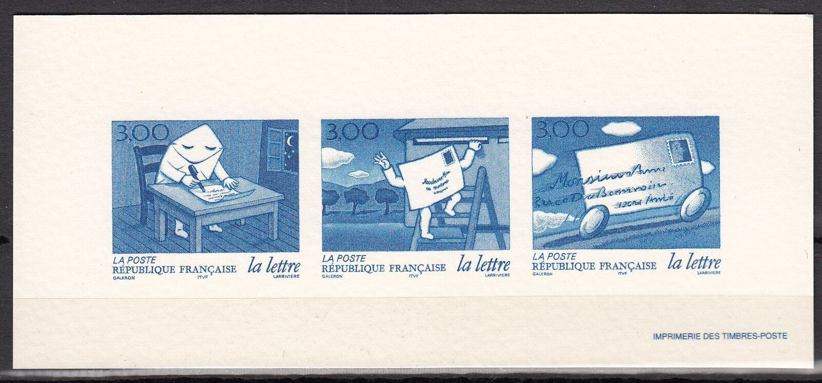 FRANCE GRAVURES DU TIMBRE N 3060 3061 3062 JOURNEES DE LA LETTRE 121979529258