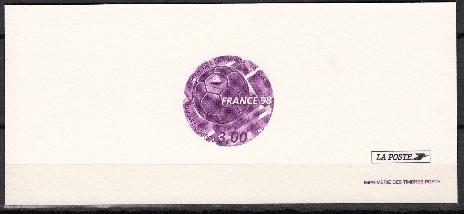 FRANCE GRAVURES DU TIMBRE N 3170 FOOTBALL FRANCE 98 401114806938