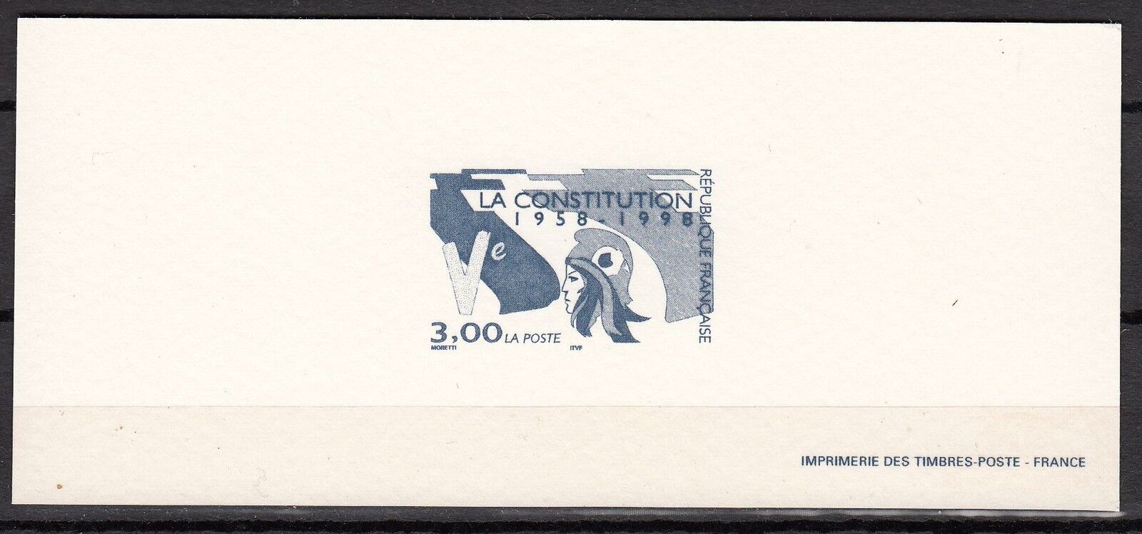 FRANCE GRAVURES DU TIMBRE N 3195 CONSTITUTION DE LA 5 REPUBLIQUE 121974718088