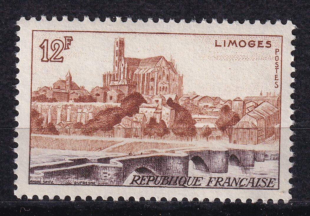 FRANCE TIMBRE NEUF N 1019 LE PONT SAINT ETIENNE ET LA CATHEDRALE A LIMOGES 404180494998