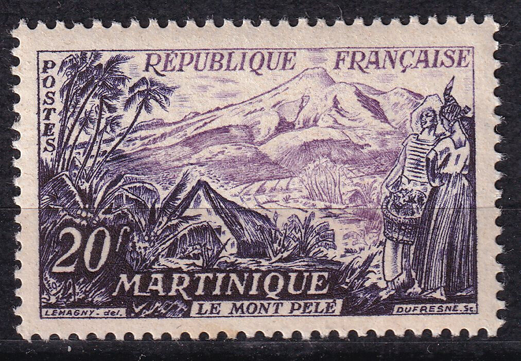 FRANCE TIMBRE NEUF N 1041 LE MONT PELE MARTINIQUE 125794798268