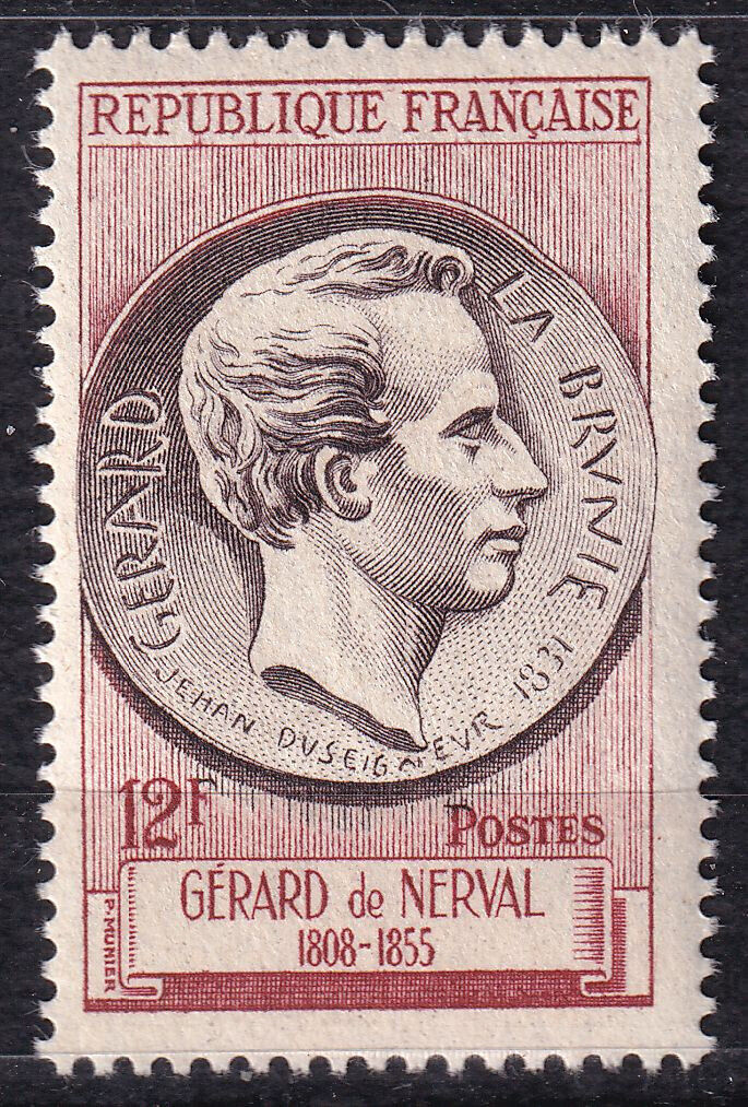 FRANCE TIMBRE NEUF N 1043 GERARD LABRUNIE DIT DE NERVAL 125794799238