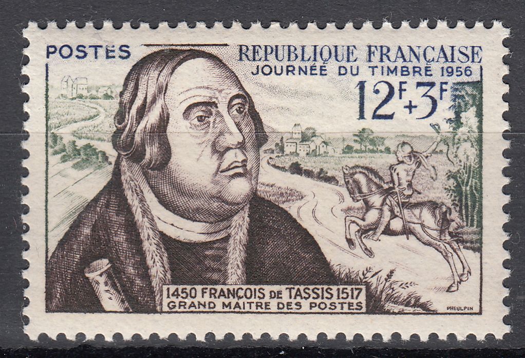 FRANCE TIMBRE NEUF N 1054 JOURNEE DU TIMBRE FRANCOIS DE TASSIS 123176613528