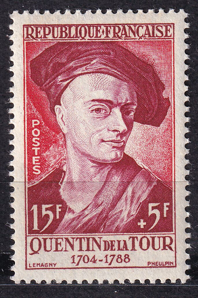 FRANCE TIMBRE NEUF N 1110 QUENTIN DE LA TOUR AUTOPORTRAIT 125795612528