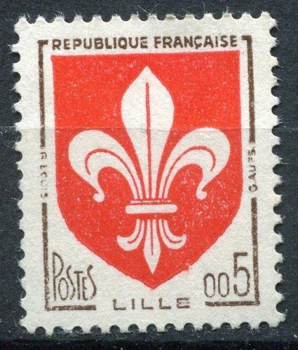 FRANCE TIMBRE NEUF N 1230 BLASON LILLE 110621823678