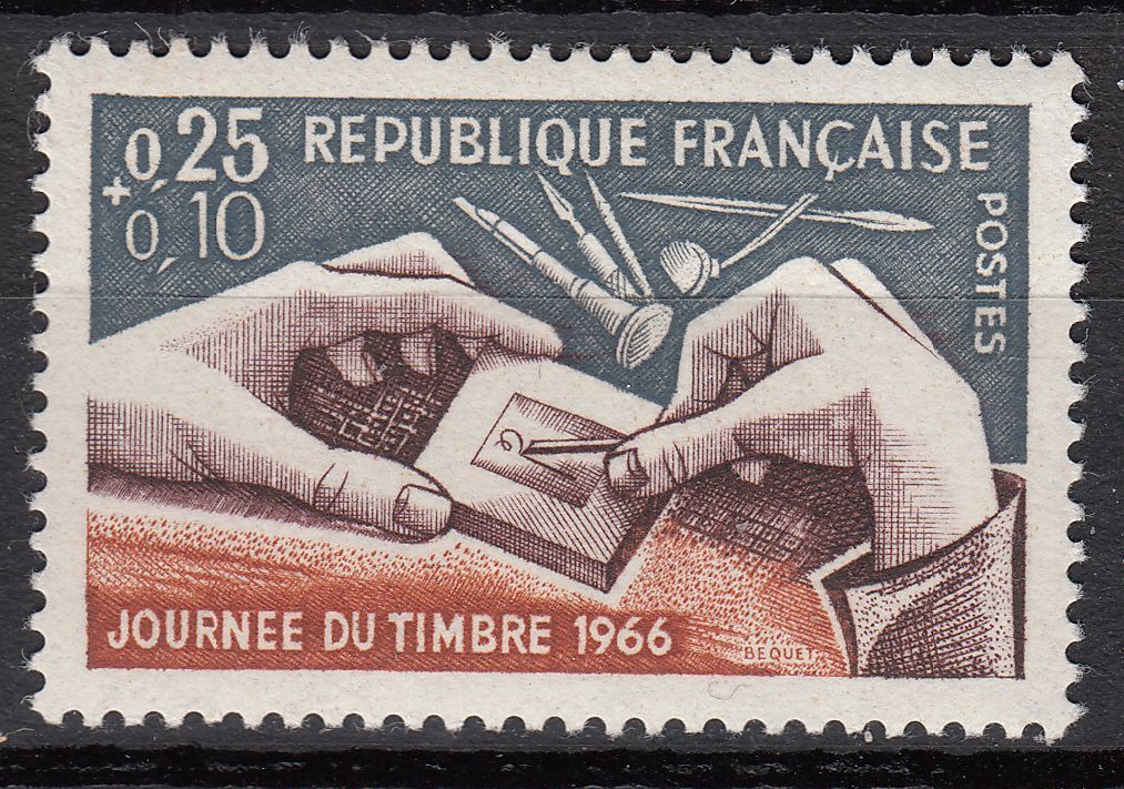 FRANCE TIMBRE NEUF N 1477 GRAVURE D UN POINCON 121907517368