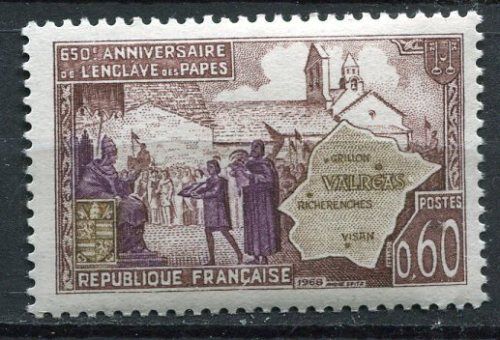 FRANCE TIMBRE NEUF N 1562 ENCLAVE PAPALE VALREAS 120661224568