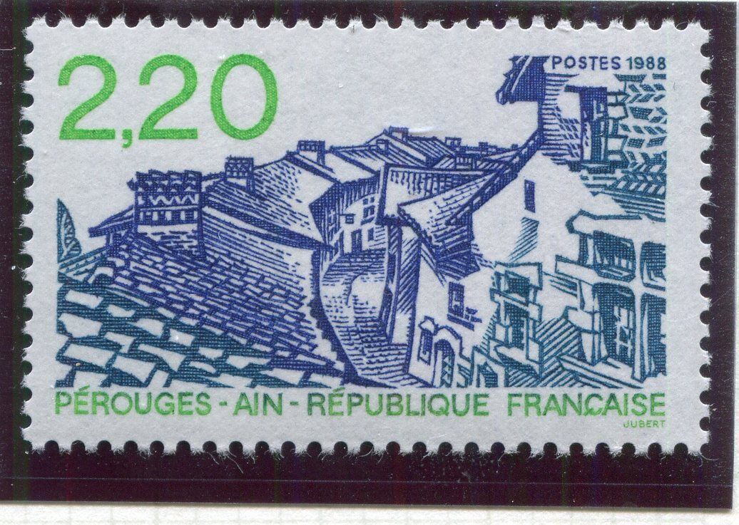 FRANCE TIMBRE NEUF N 2550 VUE DE PEROUGES 121487406398