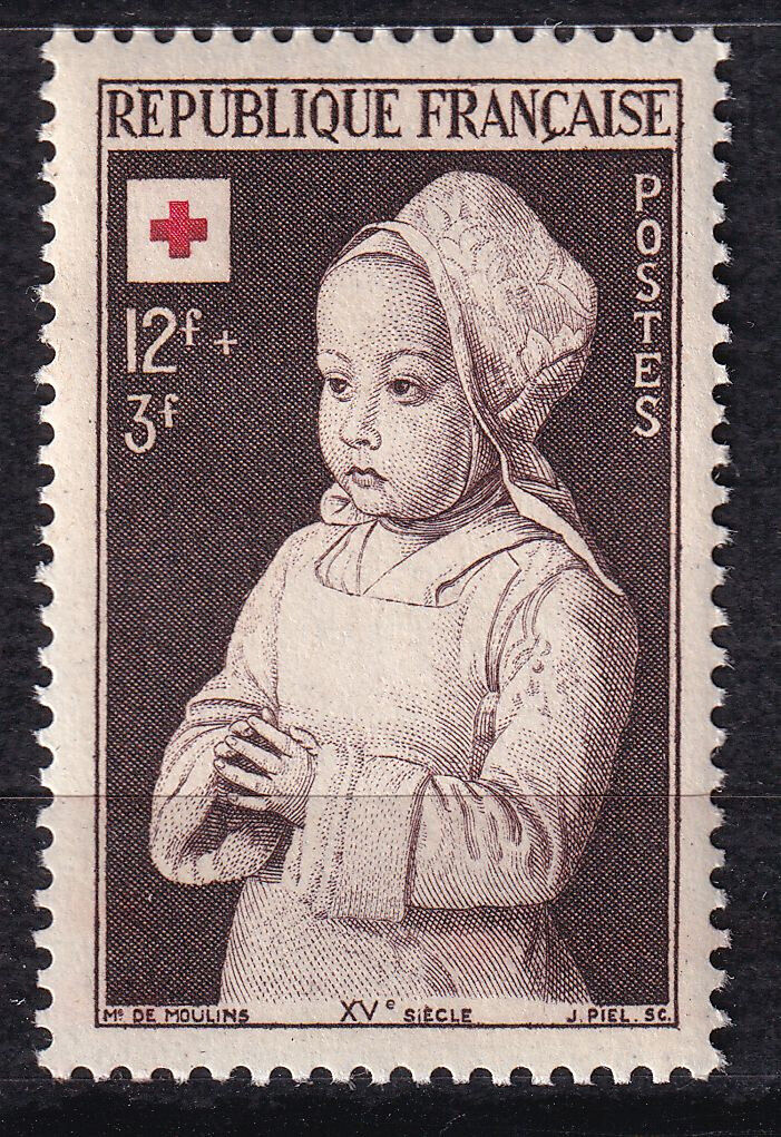 FRANCE TIMBRE NEUF N 914 CROIX ROUGE ENFANT ROYAL EN PRIERE CHARLES 404176733378