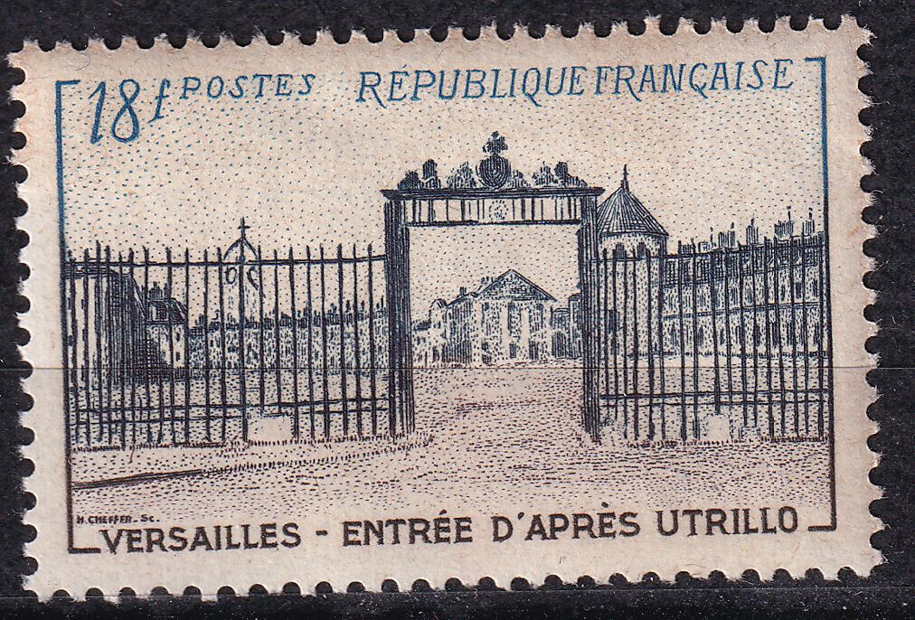 FRANCE TIMBRE NEUF N 988 CHATEAU DE VERSAILLE GRILLE D ENTREE 404179319158