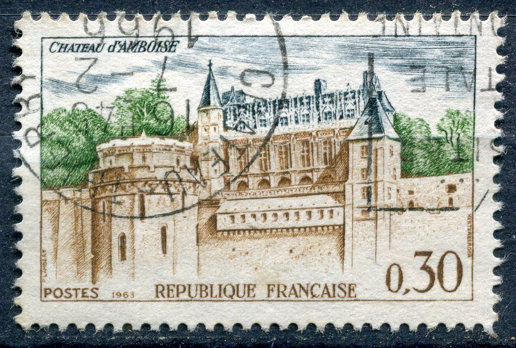 FRANCE TIMBRE OBL N 1390 CHATEAU D AMBOISE 120967474038