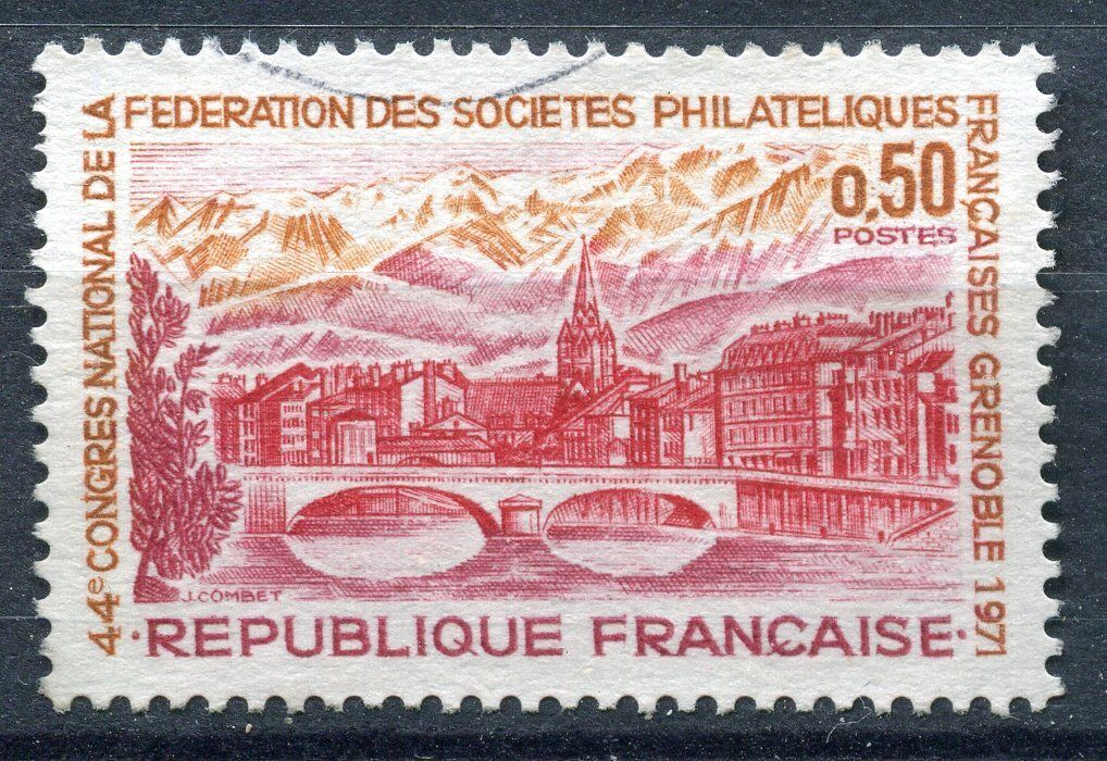 FRANCE TIMBRE OBL N 1681 GRENOBLE CONGRES PHILATELIQUES FRANCAISE 110935649698