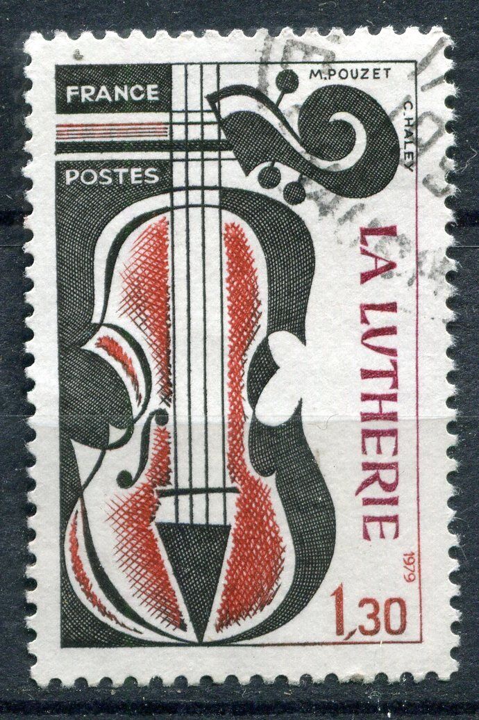 FRANCE TIMBRE OBL N 2072 LA LUTHERIE METIERS D ART 120965675388