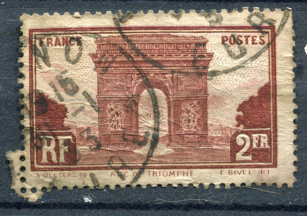 FRANCE TIMBRE OBL N 258 AR DE TRIOMPHE DE L ETOILE 120968943028