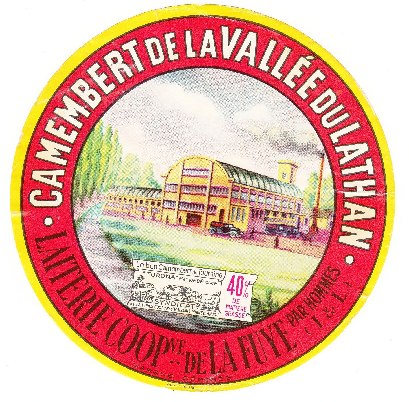 FROMAGE CAMEMBERT DE LA VALLEE DU LATHAN COOPERATIVE DE LA FUYE 400927941588