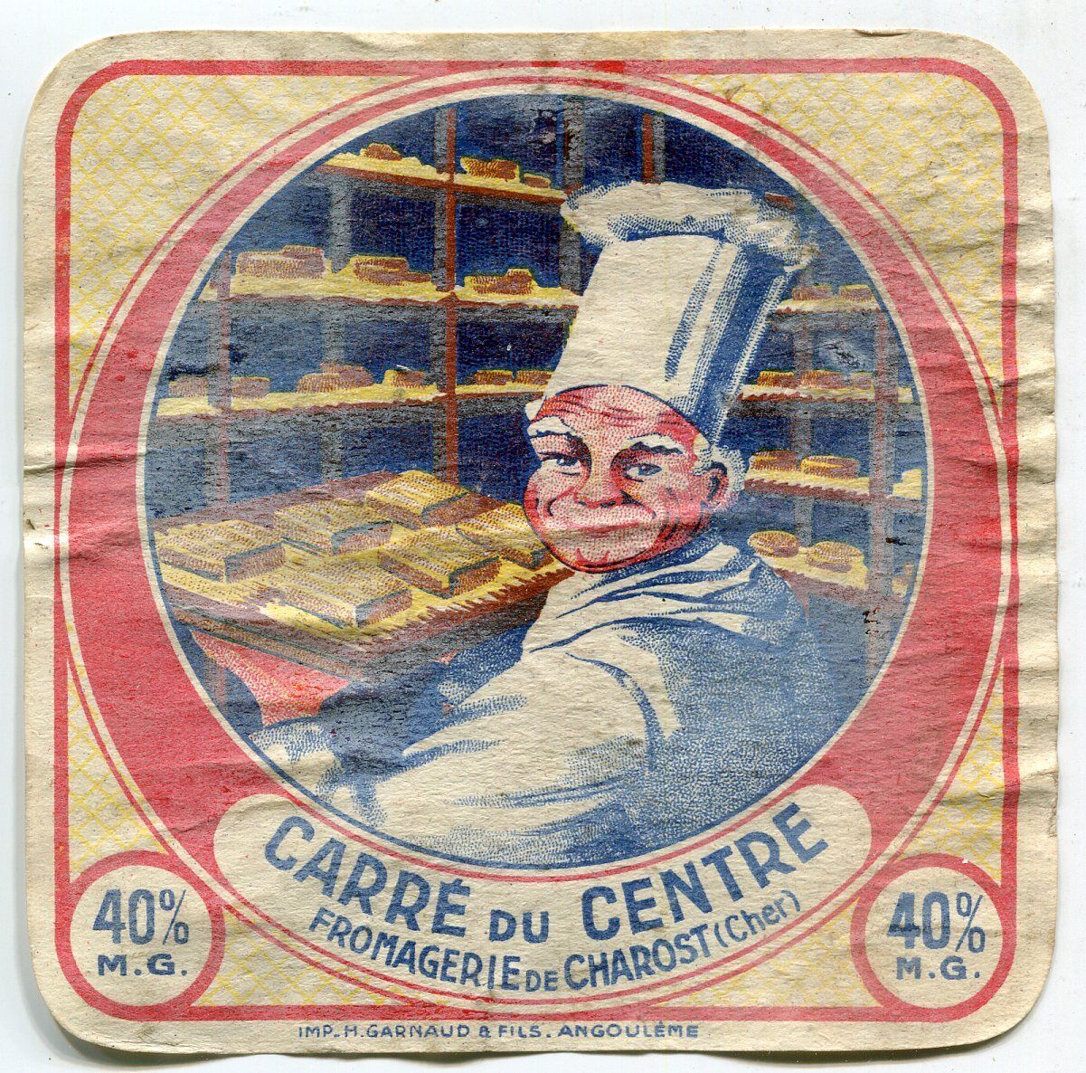 FROMAGE CARRE DU CENTRE FROMAGERIE DE CHAROST 121585538468