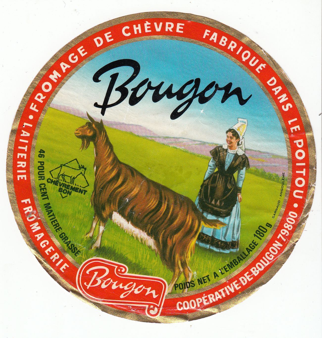 FROMAGE DE CHEVRE BOUGON POITOU 121663093088