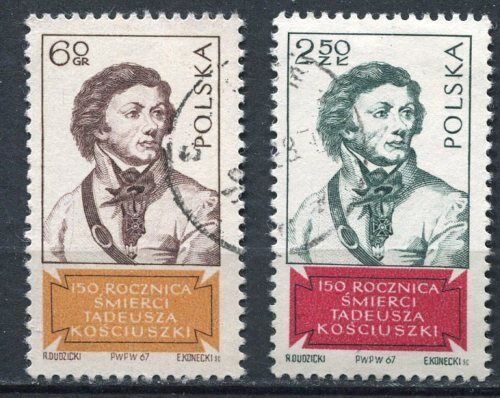 LOT TIMBRES POLSKA SESQUICENTENAIRE DE SA MORT TADEUSCA 110635720638