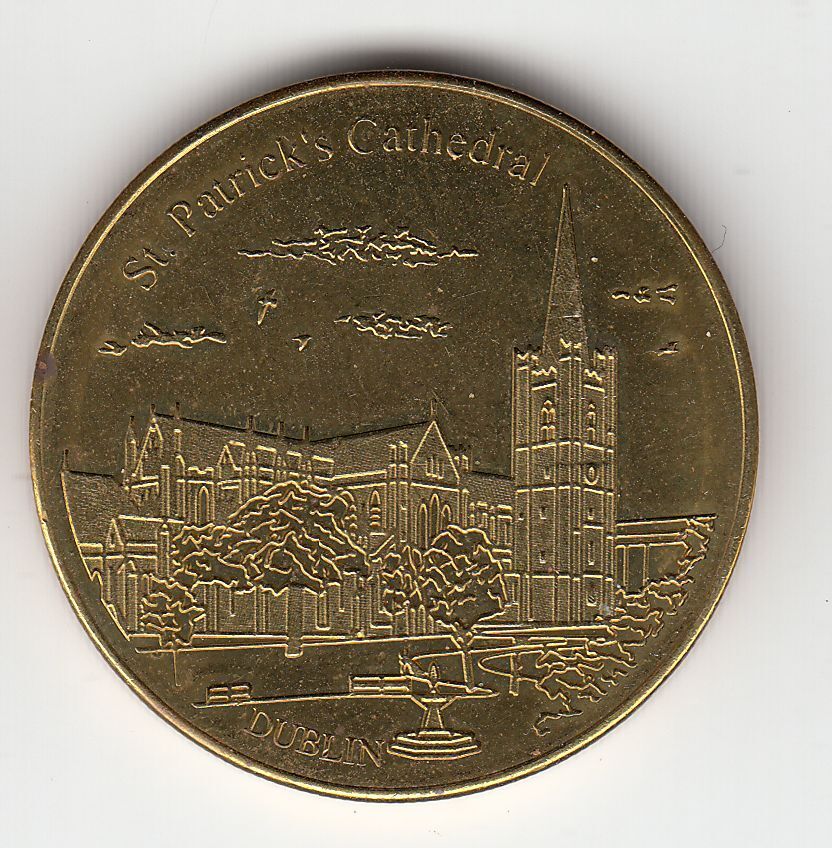 MEDAILLE DUBLIN ST PATRICK CATHEDRALE 122378096088