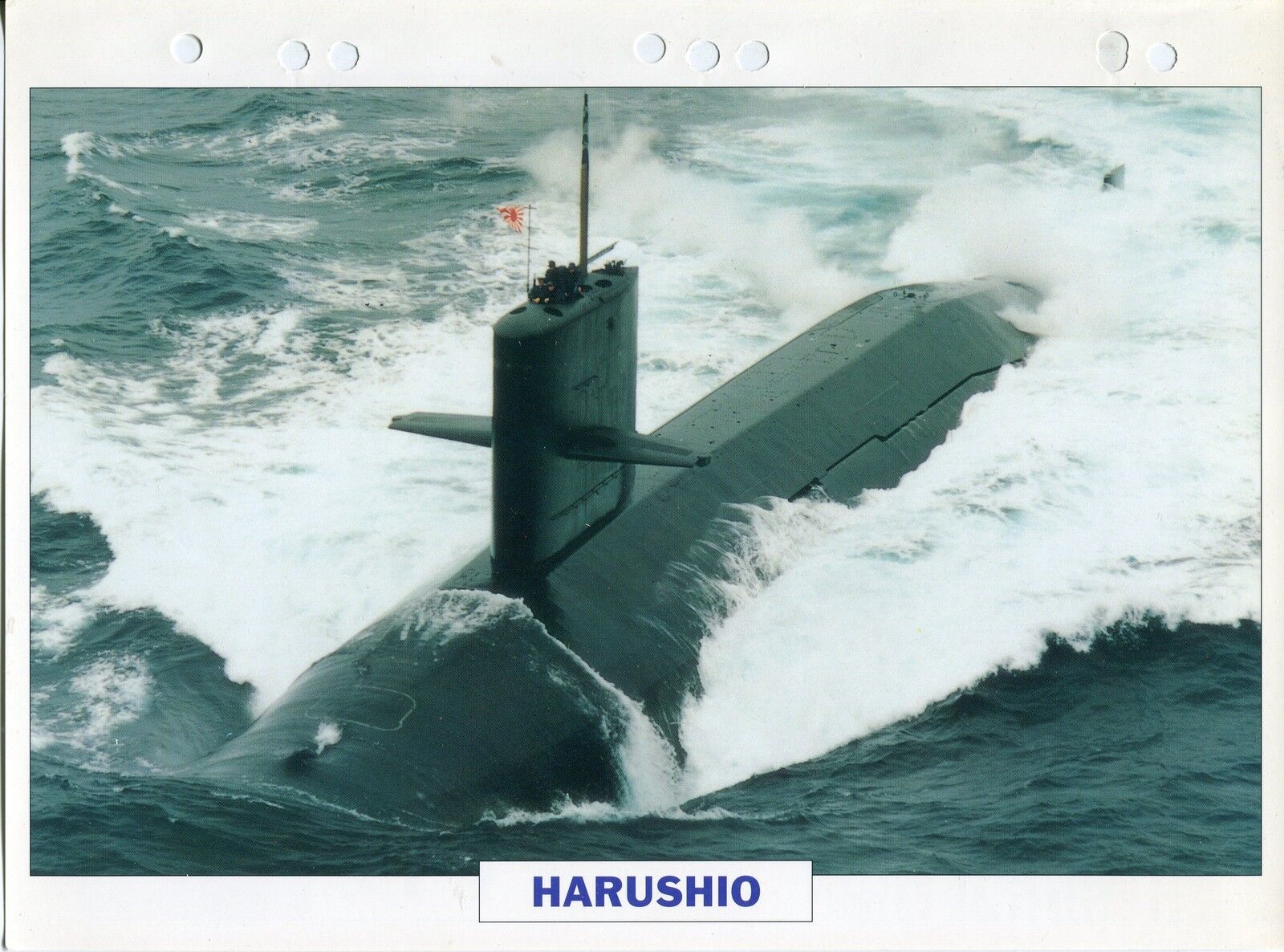 PHOTO BATEAU MILITAIRE 1967 JAPON HARUSHIO SOUS MARIN D ATTAQUE 121229084298