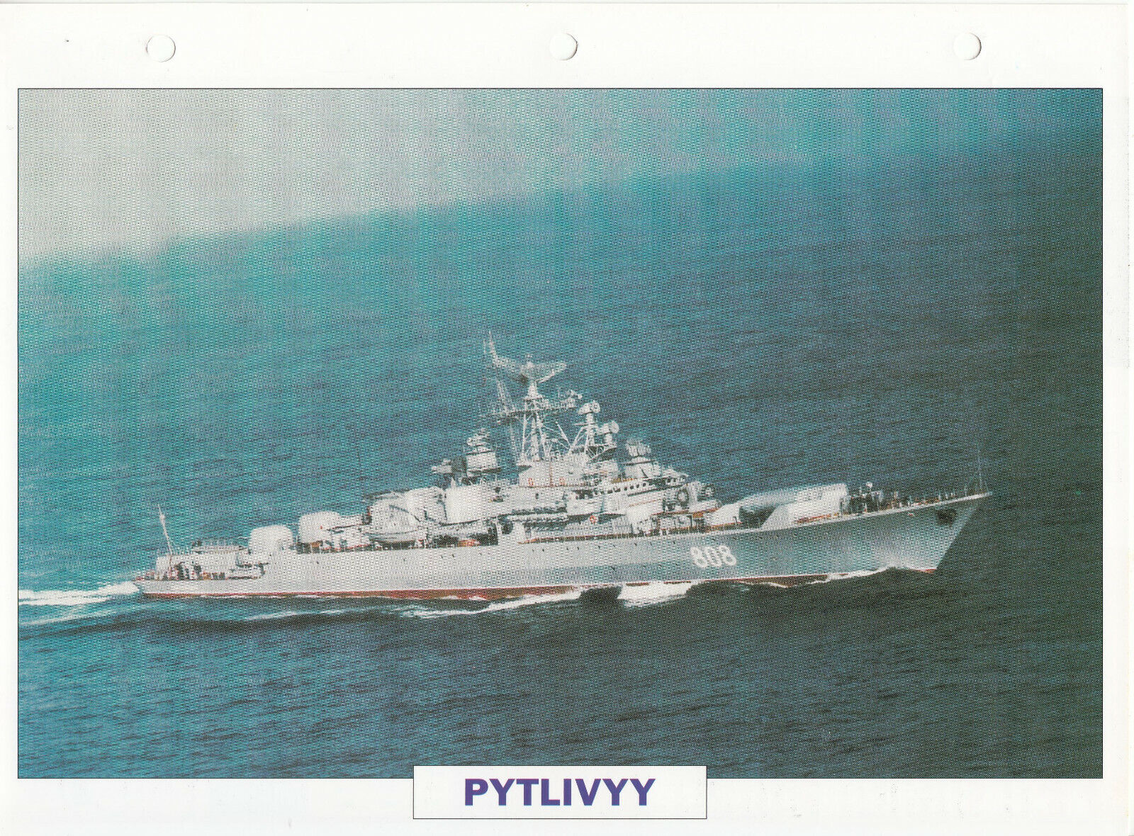 PHOTO BATEAU MILITAIRE FREGATE PYTLIVYY RUSSIE 1981 401780606408