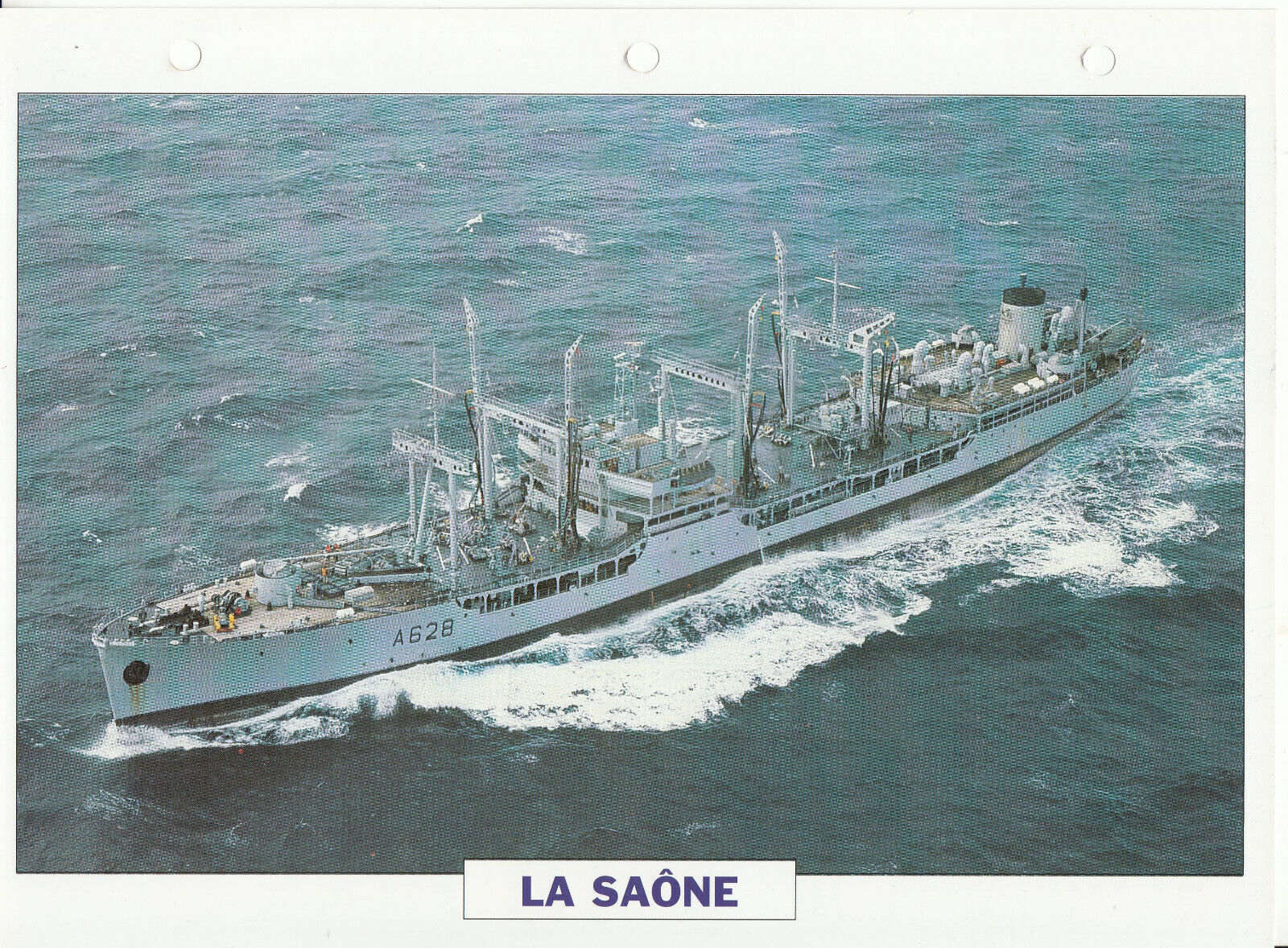 PHOTO BATEAU MILITAIRE PETROLIER LA SAONE FRANCE 1948 123790281938