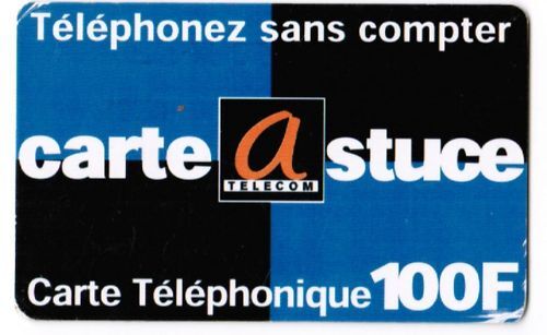 TELECARTE 100 F CARTE TELECOM ASTUCE 120657061718