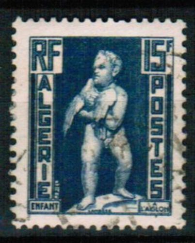 TIMBRE ALGERIE ENFANT 15 FRANCS 120744164488