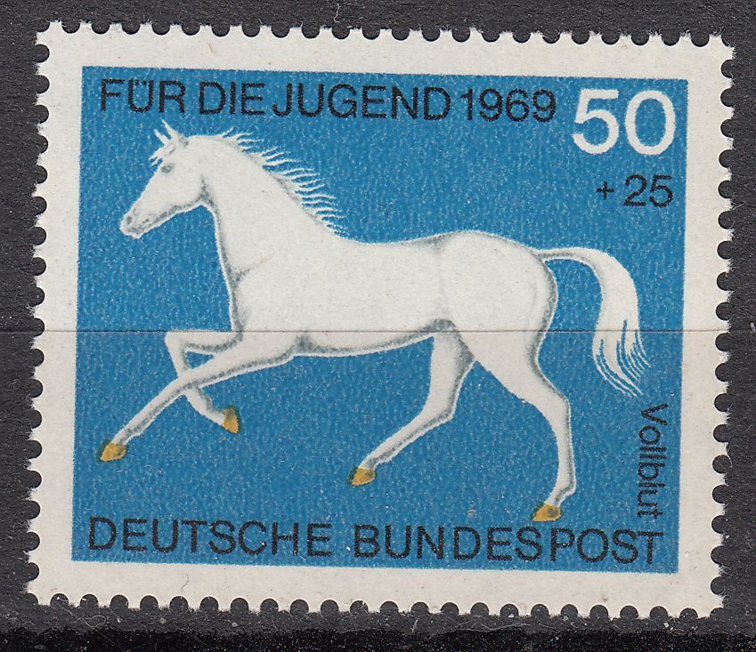 TIMBRE ALLEMAGNE NEUF N 444 CHEVAL 122313572818