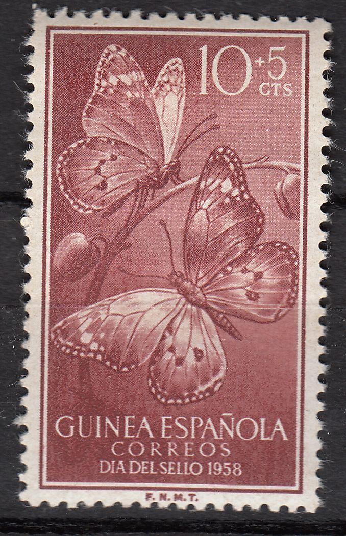 TIMBRE ESPAGNE COLONIE GUINEE NEUF N 403 PAPILLON 401044002788