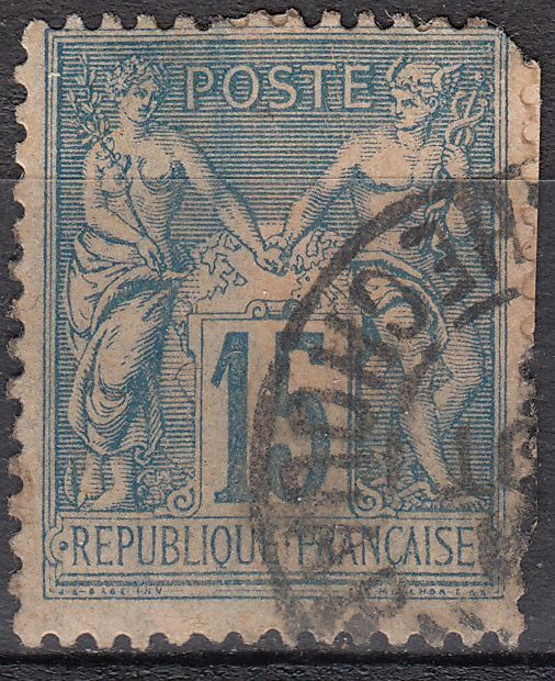 TIMBRE FRANCE CLASSIQUE TYPE SAGE OBLITERATION CACHET A DATE 400378727888