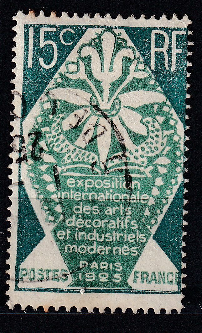 TIMBRE FRANCE OBLITERE N 211 EXPOSITION INTERNATIONALE PARIS 1925 403638693028