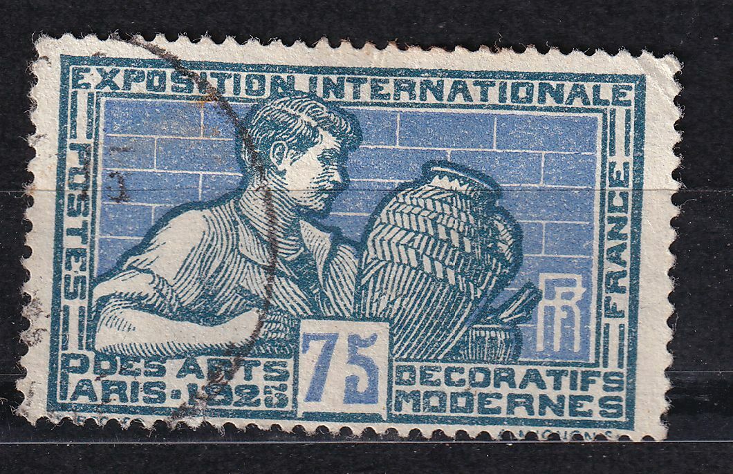 TIMBRE FRANCE OBLITERE N 214 EXPOSITION INTERNATIONALE PARIS 1925 403638693348