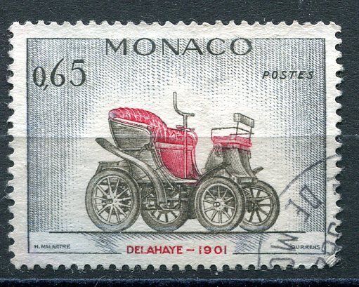 TIMBRE MONACO N 569 DELAHAYE 1901 400690626258