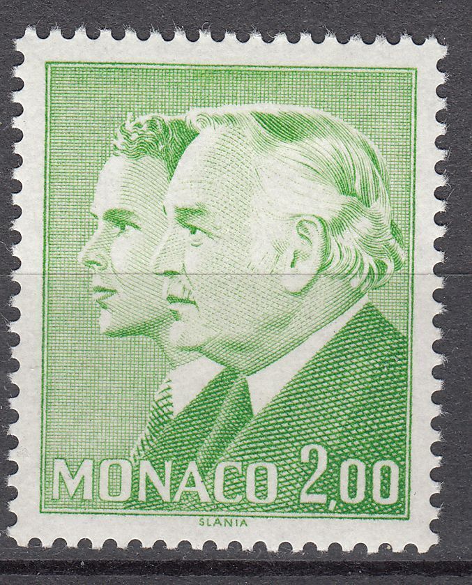 TIMBRE MONACO NEUF N 1589 PRINCE RAINIER II ET PRINCE ALBERT SERIE 1981 123510078368