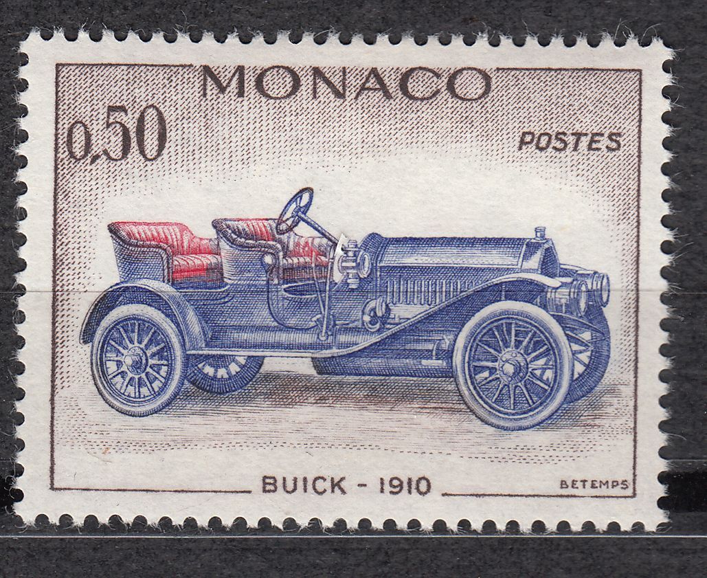 TIMBRE MONACO NEUF N 568 VOITURE BUICK 1910 123073215968